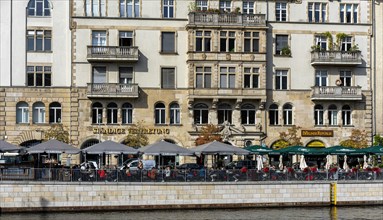 The Permanent Representation and Berlin Republic restaurants on Schiffbauerdamm