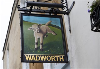 Sign for the The Lamb