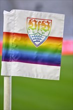 Corner flag LGBTQ international term for Lesbian