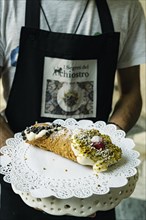 Cannoli at the confectionery of the Santa Caterina monastery