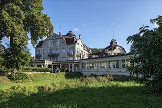 Hotel Badehof in Art Nouveau style with Wandelhalle at the spa gardens