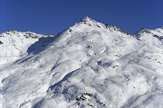 Snow-covered Mont Vallon