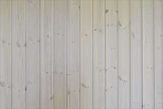 Wooden panels in holiday home
