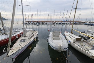 Harbor with fishing boats