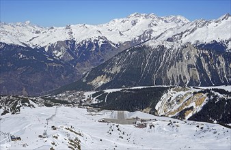 View of ski slope