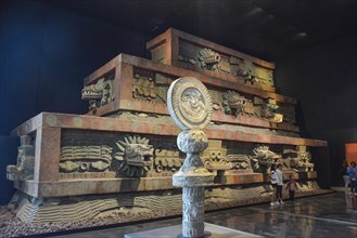 Replica Quetzalcoatl Temple Teotihuacan