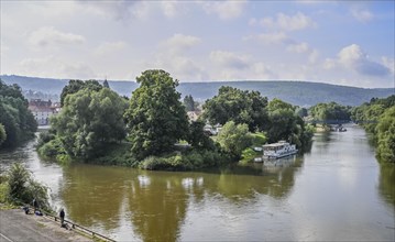 Confluence of Werra and Fulda to form the Weser