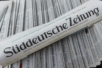 Daily newspaper Sueddeutsche Zeitung