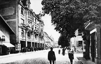 Munich street around 1915