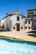 Historic church named Nossa Senhora do Pe da Cruz in the downtown of Faro