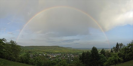 Rainbow over the Schönbuch ridge
