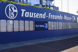 Thousand Friends Wall in front of the Veltins Arena