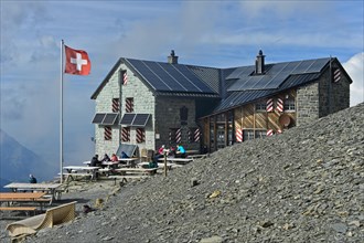 Blüemlisalphütte of the Swiss Alpine Club