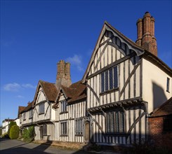 Historic timber framed Tudor buildings