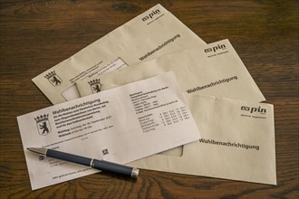 Letters Election Notification Bundestag Election and State Election Berlin 2021