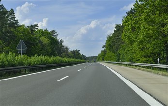 Empty A15 motorway