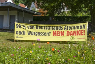 Protest Nuclear Waste Nuclear Power Plant Würgassen