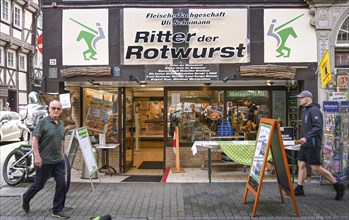 Ritter der Rotwurst butcher's shop