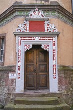 Door in the castle courtyard