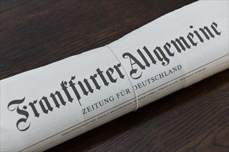Daily newspaper Frankfurter Allgemeine