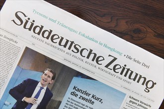 Daily newspaper Süddeutsche Zeitung