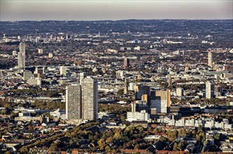 Residential high-rise Uni-Center and Cologne Justice Centre with Regional Court