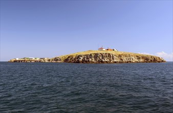 View from seaside on Snake Island