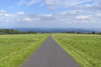 Typical road in Rhoen landscape