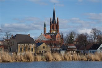 Heilig-Geist Church on the island town of Werder an Havel