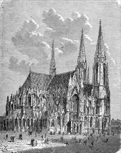 The Votivkirche in Vienna in 1890