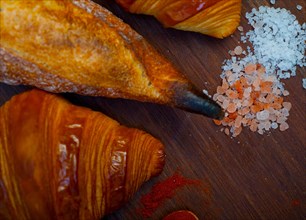 French fresh croissants and artisan baguette tradition