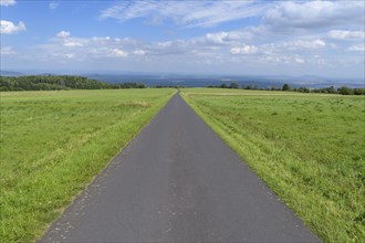 Typical road in Rhoen landscape