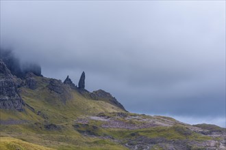 Mountain landscape with Old Man of Storr