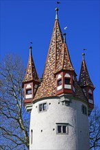 Diebsturm from 1380 with colourful roof tiles