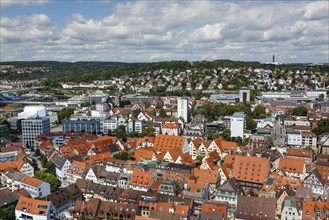 View of Ulm towards Michelsberg