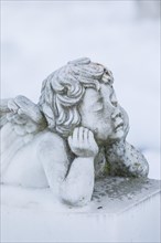 Sleeping angel in the cemetery of Gamprin-Bendern