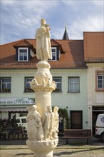 Krabat Column on the Market Square Wittichenau