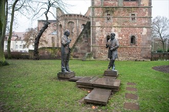 Konrad Duden and Konrad Zuse statue