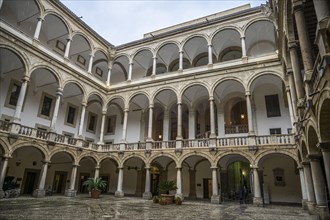 Inner courtyard with Renaissance arcades