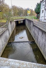 Concreted mill stream