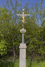 Crucifix in the district of Saalau