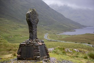 Irish famine memorial in Doolough Valley in honour of victims of Great Famine