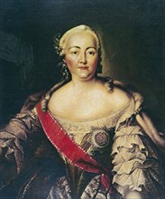 Tsarina Elisabeth of Russia. Painting by an unknown artist