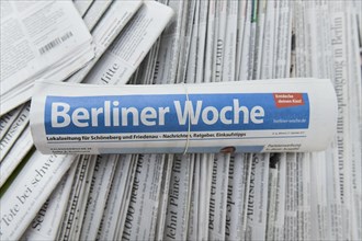 Advertising paper Berliner Woche