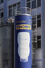 Poster with Thomy sauce on a silo