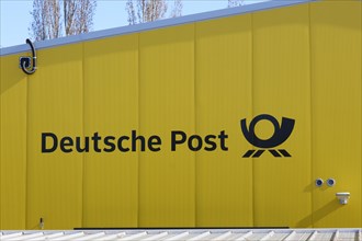 Facade with logo Deutsche Post