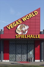 Entrance to Vegas World amusement arcade