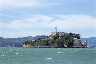 Prison island of Alcatraz in San Francisco