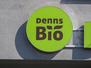 Company sign of Denns Biomarkt