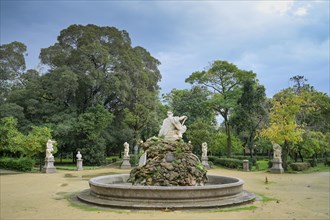 Fontana del Genio di Palermo in Villa Giulia City Park